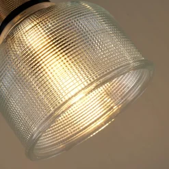 Suspension cloche verre transparent - Vela