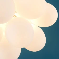 Suspension contemporaine à 17 verres blancs - Bartali