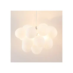 Suspension contemporaine à 17 verres blancs - Bartali