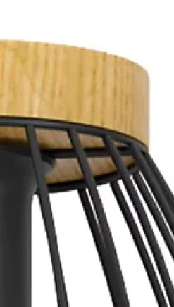 Suspension Cornago E27 IP20 40W Ø17xH.19,7cm noir Eglo