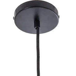 Suspension Cota noire - métal ajouré D25 cm - Atmosphera