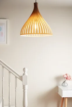 Suspension Crozon GoodHome E27 jaune jaune