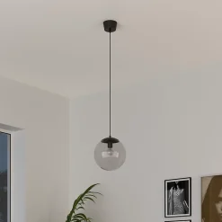 Suspension Dacite E27 28W ⌀28xH.146.5cm noir GoodHome