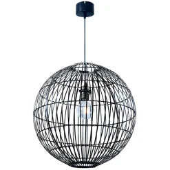 Suspension Dacite GoodHome noir l.48 cm IP20 E27