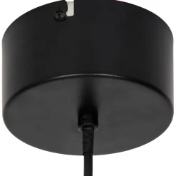 Suspension Daluiz GoodHome E27 noir mat