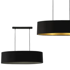 Suspension Décorative Avec 2 Douilles E27 78 X 23 X 20,5 Cm lux.pro