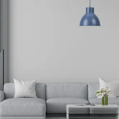 Suspension décorative 1xE27 23W IP20 - Métal bleu