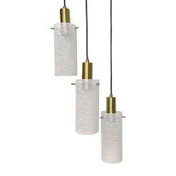 Suspension de plafond Light Prestige Tirana blanche 3 x E27 1 pc.