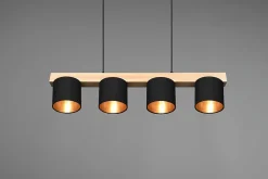 Suspension design 4 abats-jours Cameron