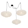 Suspension design blanche 50 cm 3 lumières - Plu