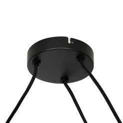 Suspension design blanche 50 cm 3 lumières - Plu