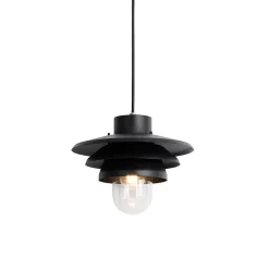 Suspension design d'extérieur noire IP44 - Morty