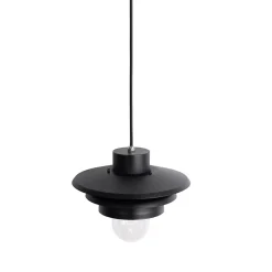 Suspension design d'extérieur noire IP44 - Morty