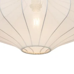 Suspension design en soie blanche 50 cm - Plu