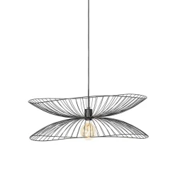 Suspension design noire 66 cm - Pua
