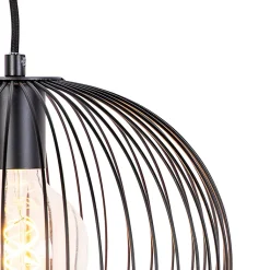 Suspension design noire - Wire Dough