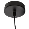 Suspension Desy noire - métal D15 cm - Atmosphera