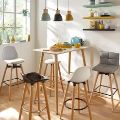 Suspension Desy noire - métal D15 cm - Atmosphera