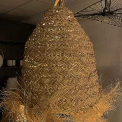 Suspension d'extérieur avec câble ANAFI Beige Fibre naturelle 5m