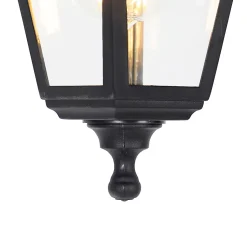 Suspension d'extérieur classique noire IP44 - Capital