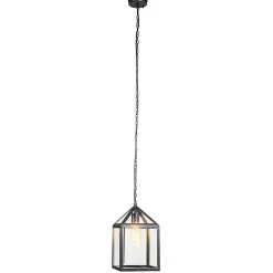 Suspension d'extérieur industrielle noire IP23 - Amsterdam