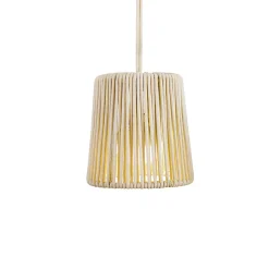 Suspension d'extérieur LED intégrée rechargeable Conta mini blanc Ø15cm IP54 E27 900lm 3W Newgarden