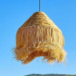 Suspension d'extérieur LEONORA Marron Fibre naturelle D44 cm