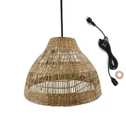 Suspension d'extérieur MERIDA Beige Corde H34cm
