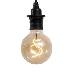 Suspension d'extérieur noire IP44 - Cava