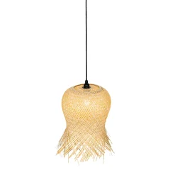 Suspension d'extérieur orientale en bambou IP44 - Carlos