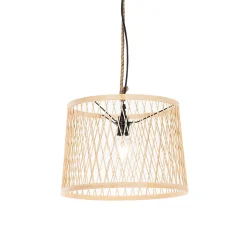 Suspension d'extérieur rustique en rotin 40 cm - Calamus