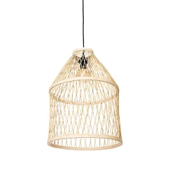 Suspension d'extérieur rustique en rotin 3 lumières - Calamus