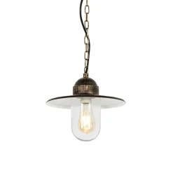 Suspension d'extérieur rustique or antique IP44 - Kansas