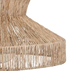 Suspension diamètre 38 cm en métal et jute