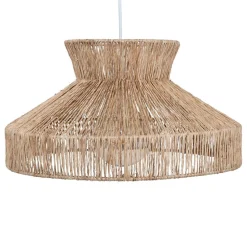 Suspension diamètre 38 cm en métal et jute