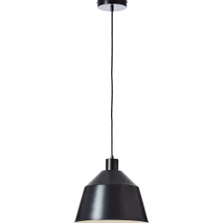 Suspension d'intérieur PEDRO métal - noir - D.32cm - E27 60W - ampoule non incluse