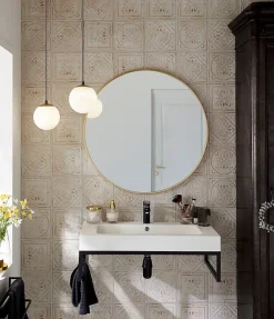 Suspension Dorres E14 40W IP44 Ø16cm GoodHome or