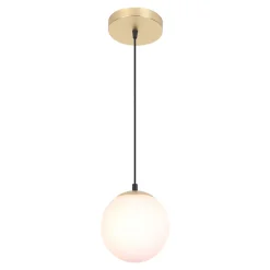 Suspension Dorres E14 40W IP44 Ø16cm GoodHome or