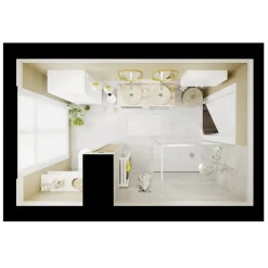 Suspension Dorres E14 40W IP44 Ø16cm GoodHome or