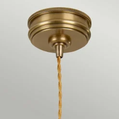 Suspension Douille 1 lumière - Laiton vieilli