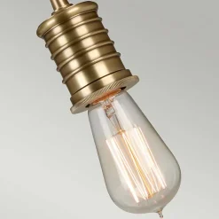 Suspension Douille 1 lumière - Laiton vieilli