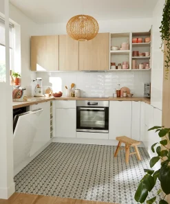 Suspension en bambou Albarella E27 42W Ø45,5 x L.45,5 x H. 135 cm Goodhome