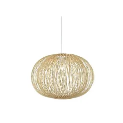 Suspension en bambou Albarella E27 42W Ø45,5 x L.45,5 x H. 135 cm Goodhome