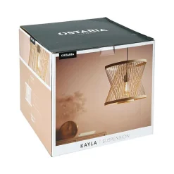 Suspension en bambou Kayla sablier Ostaria