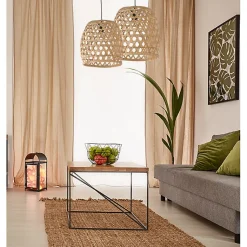 Suspension en bambou style bord de mer diamètre 50 cm - LUZ L