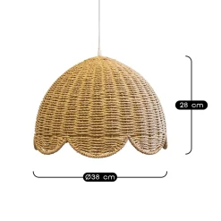 Suspension en corde Ø38 cm E27 40 W Jumell Inana