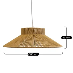 Suspension en fibres Ø38 cm E27 40 W Jumell Nonga
