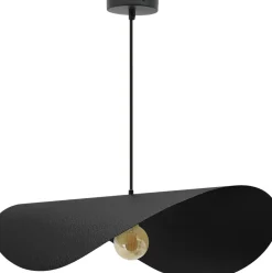 Suspension en métal E27 40W noir Ø60cm Seynave, Jodha