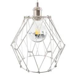 Suspension en métal 'FYN' D:40cm argenté