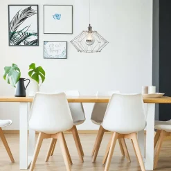 Suspension en métal 'FYN' D:40cm argenté